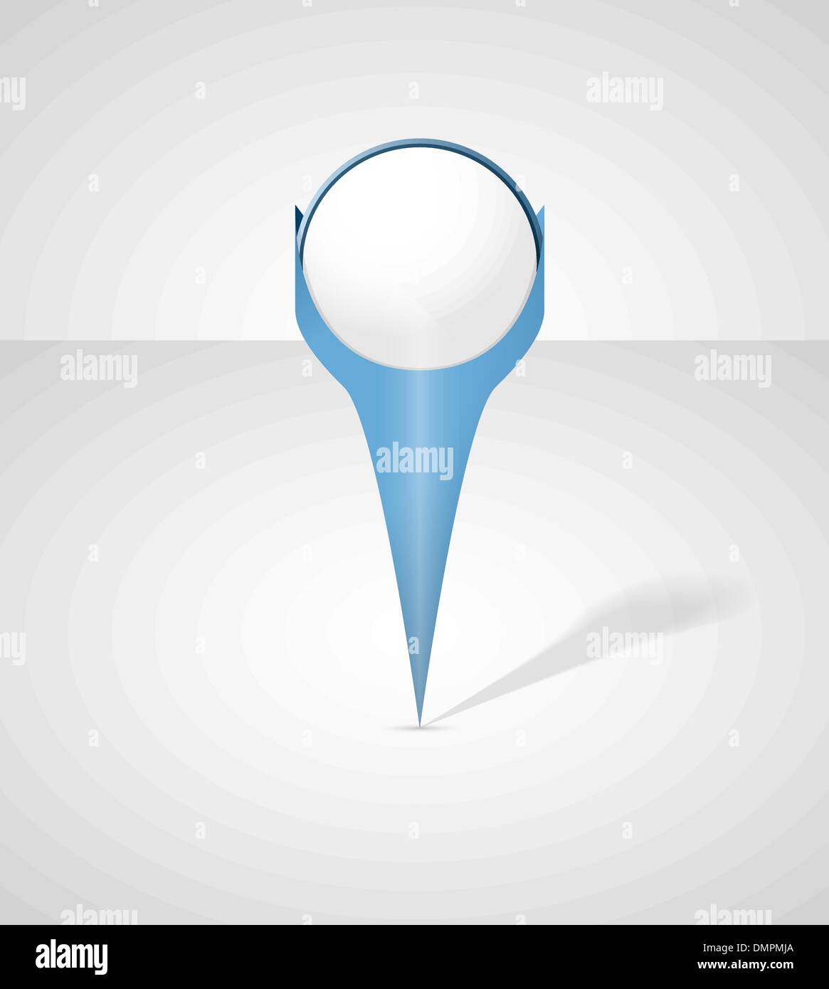 blank blue tag Stock Vector