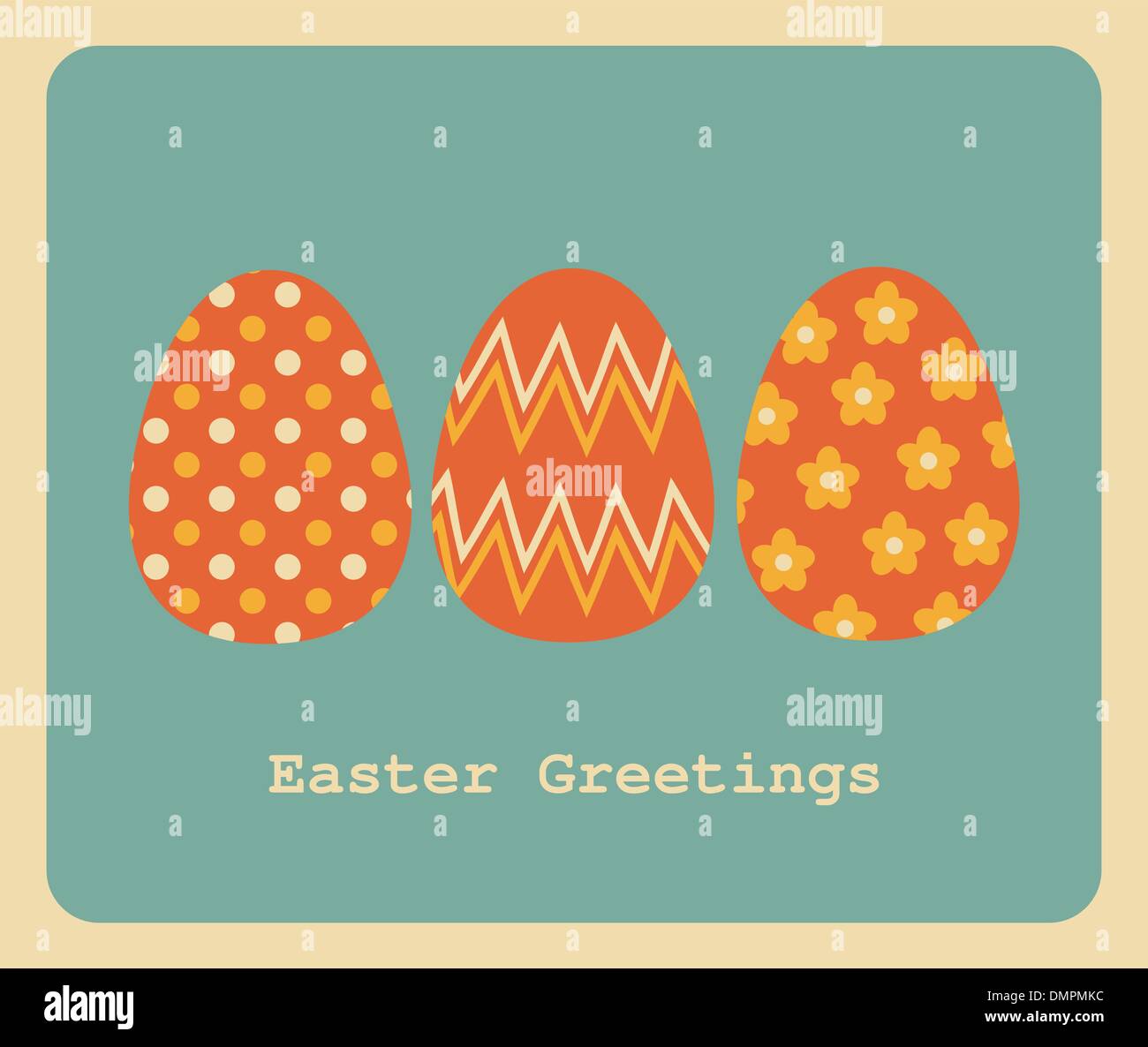 Easter Greeting Card Design Stock Vector Image & Art Alamy