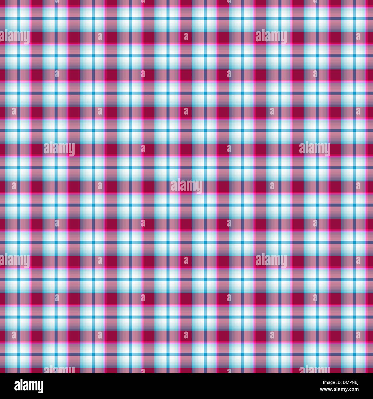 Seamless pink-blue-white geometric pattern Stock Vector