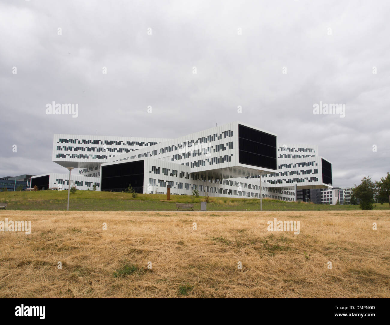 Statoil Building Fornebu By Oslo Norway Viewed From Behind A Lab
