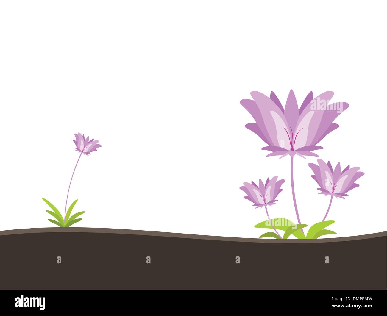 Flower background illustration Stock Vector Image & Art - Alamy