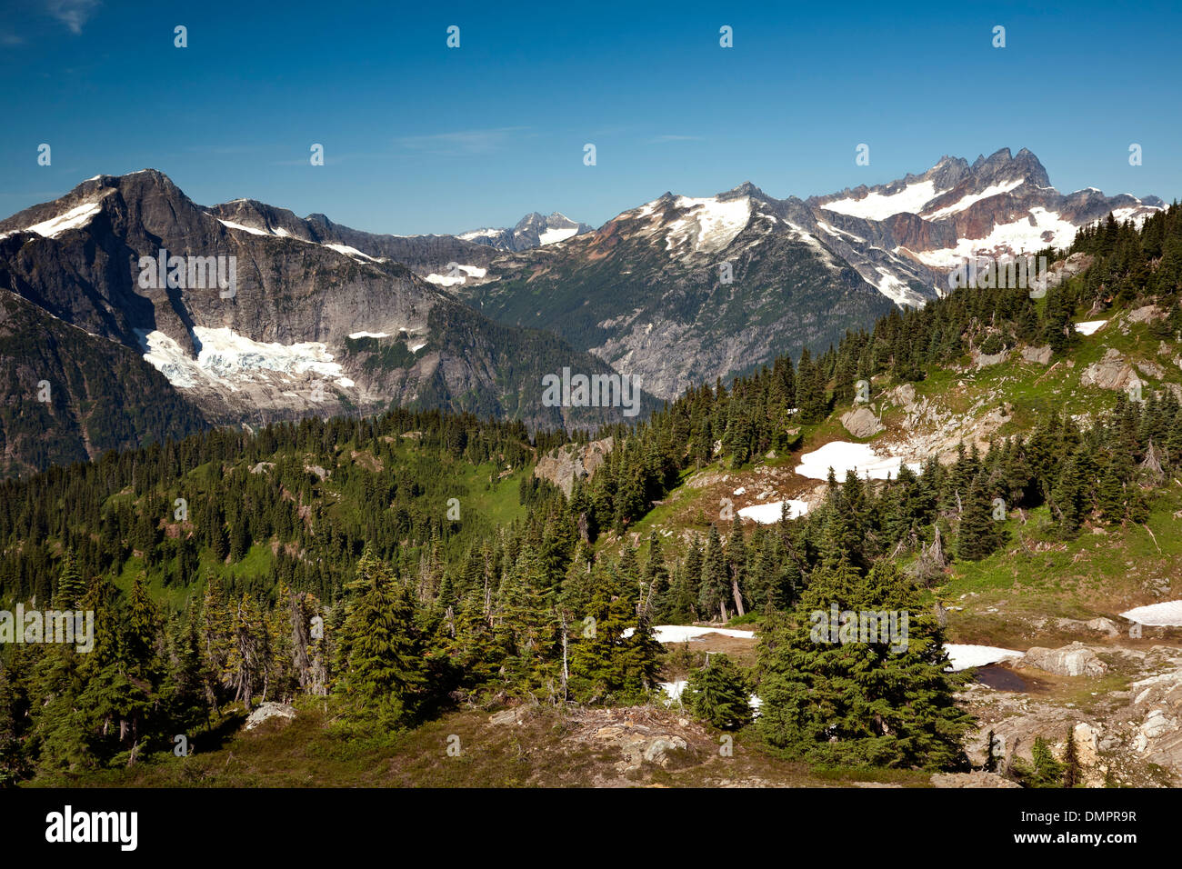 WASHINGTON The Picket Range from Sourdough Mountain in North Stock