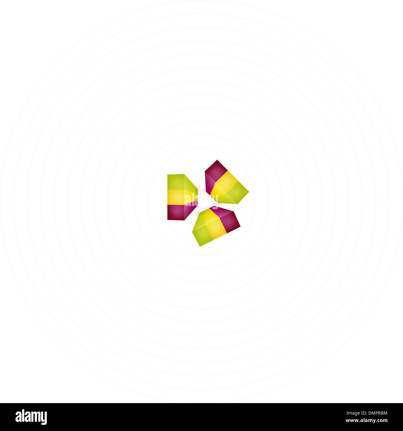 perspective rectangles Stock Vector