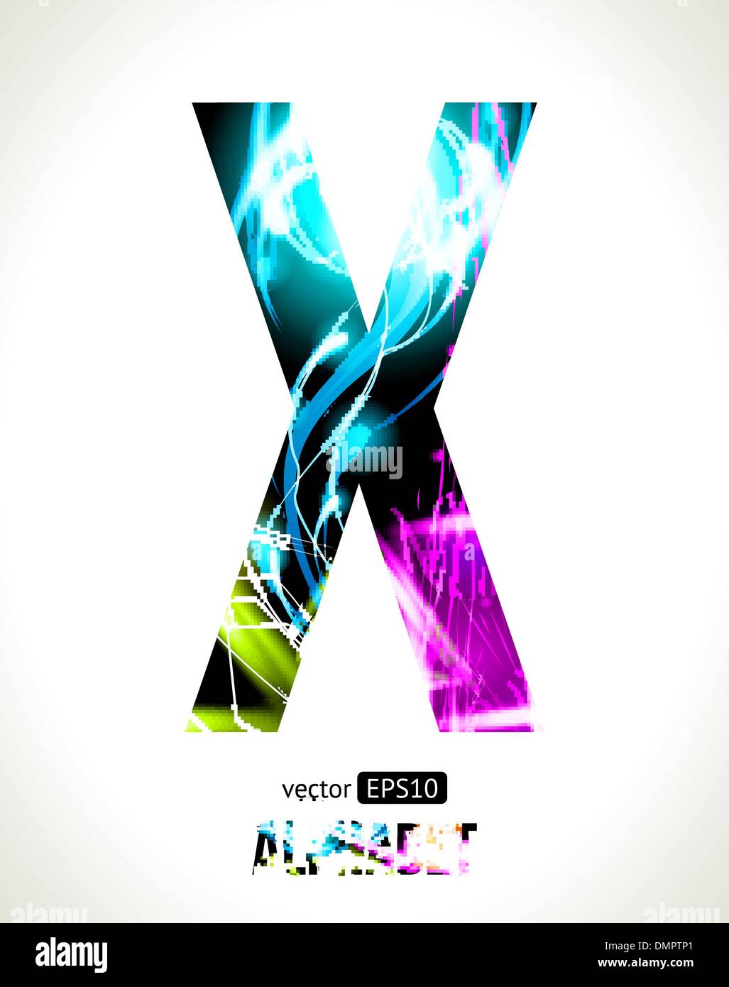 Neon letter x hires stock photography and images Alamy