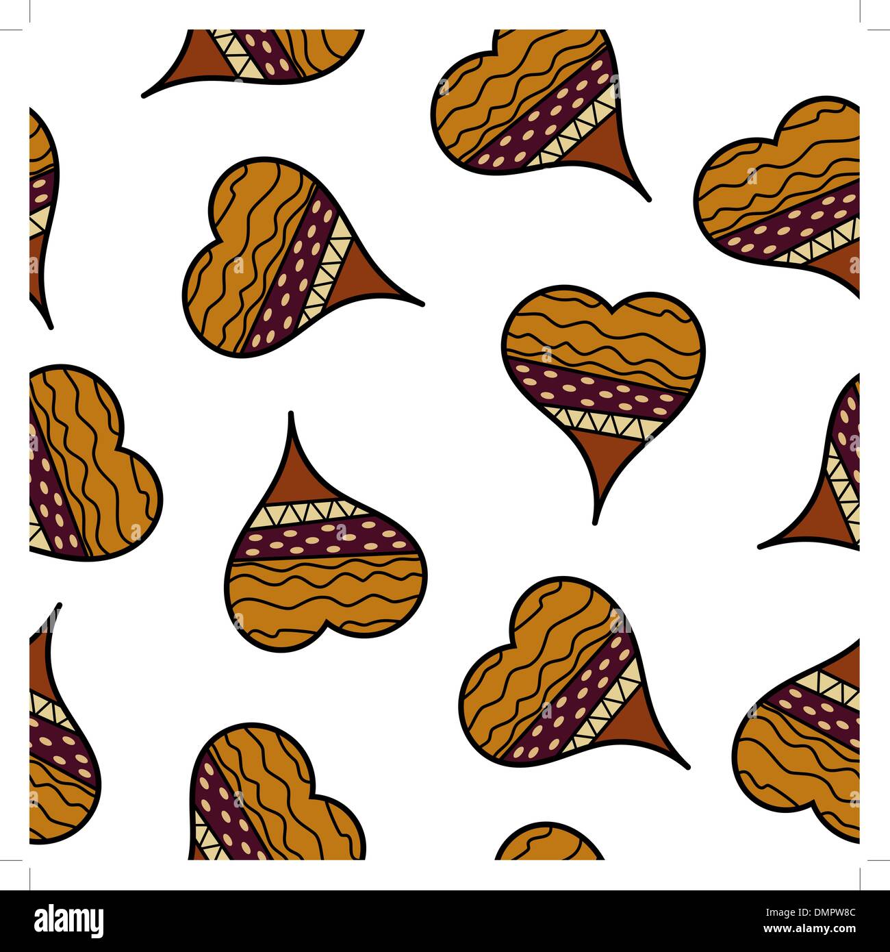 Seamless texture with hearts Stock Vector Image & Art - Alamy