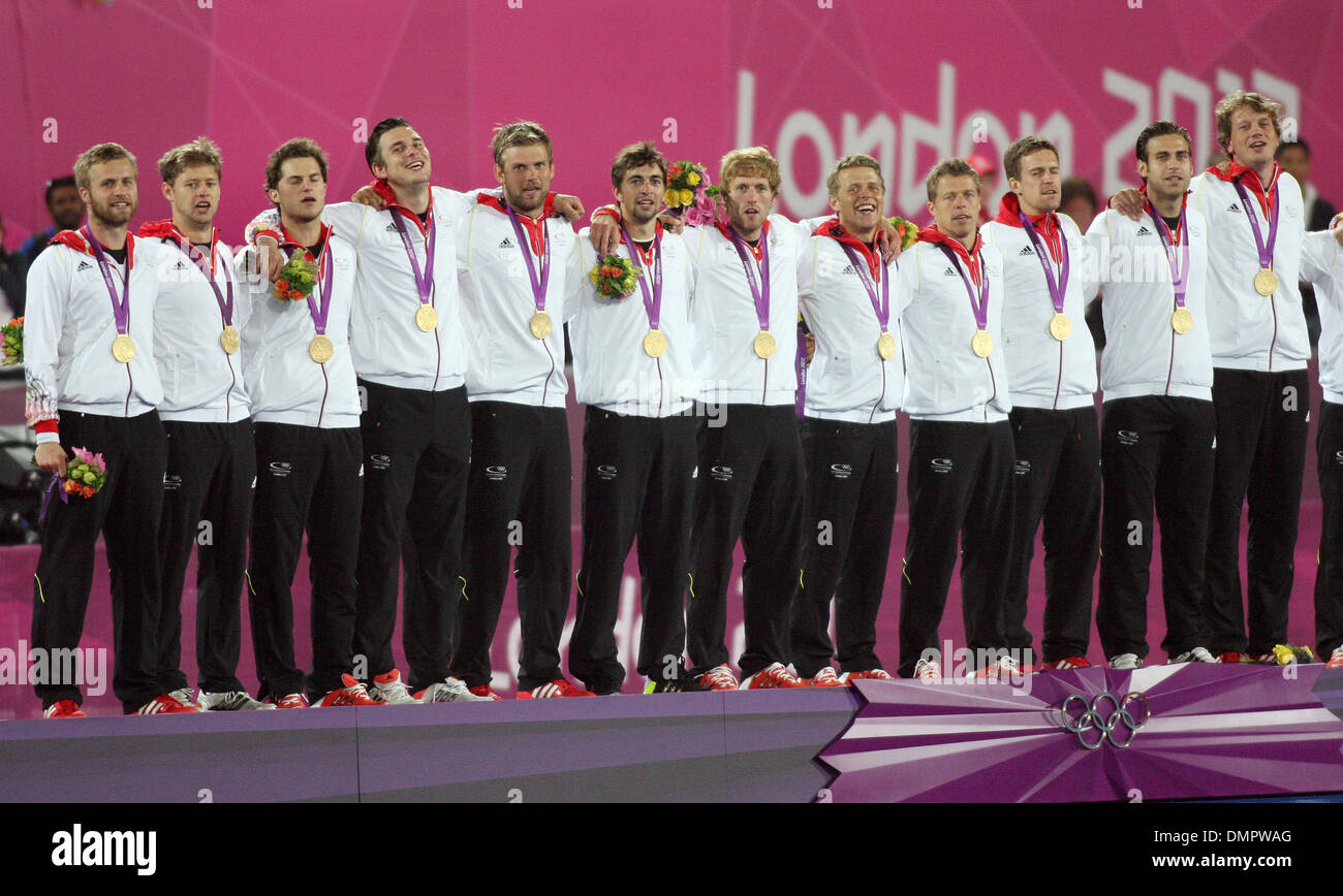 Germany after winning gold in Men's Hockey Final London 2012 Olympic