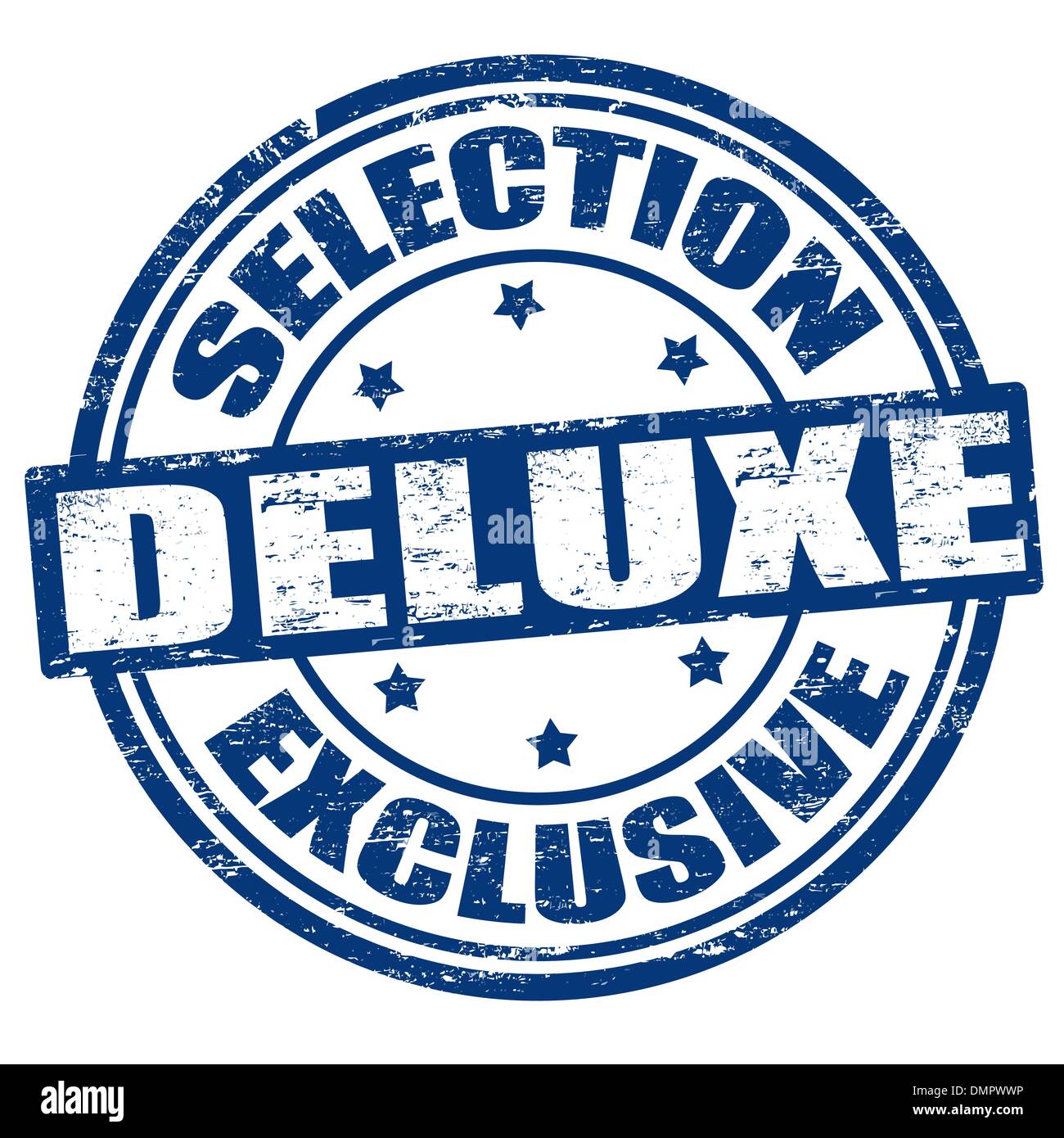 Selection  exclusive deluxe stamp Stock Vector