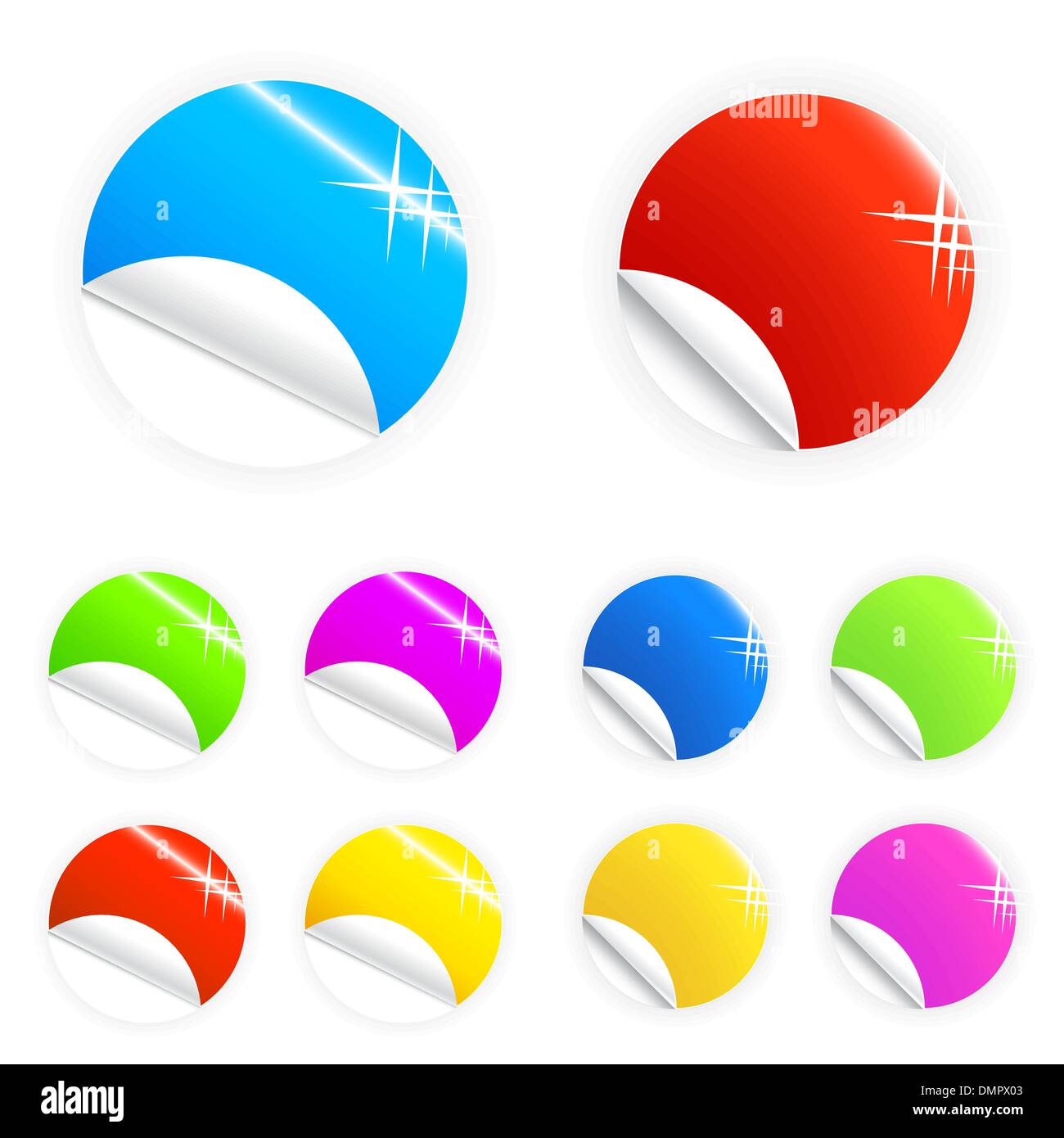 Glossy and shiny retail buttons Stock Vector Image & Art Alamy