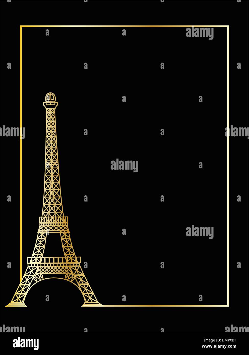 the vector eiffel tower eps 8 Stock Vector Image & Art - Alamy