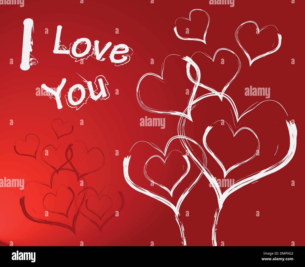 the vector Valentine's Day card Stock Vector Image & Art - Alamy