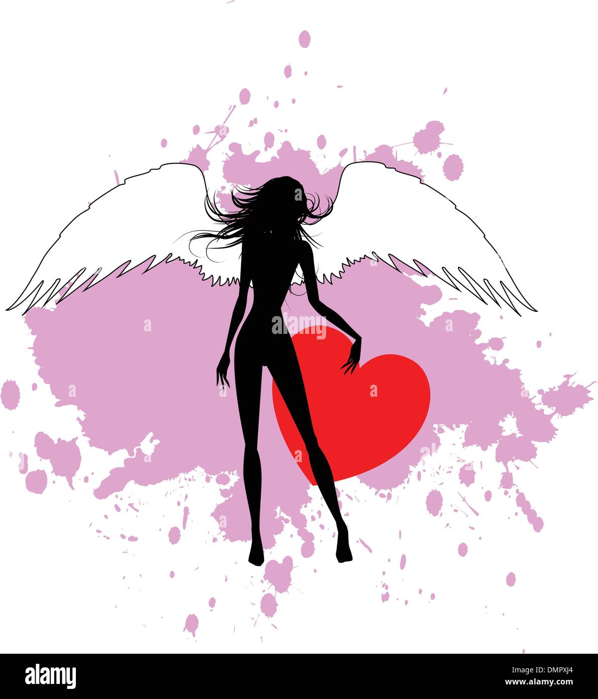 the vector abstract hearts background Stock Vector Image & Art - Alamy