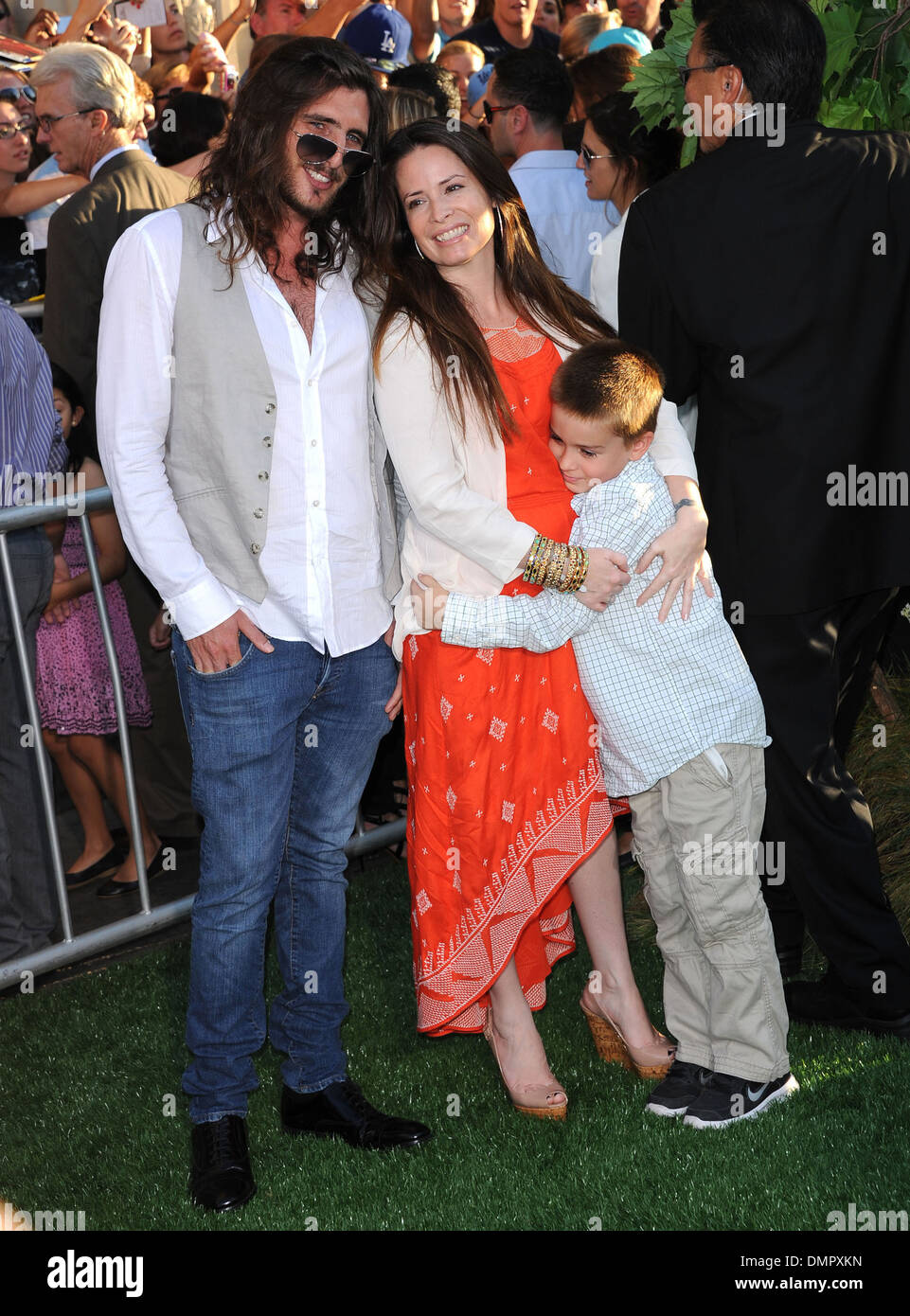 Holly Marie Combs and family World Premiere of 'The Odd Life of Timothy
