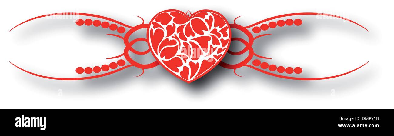 the vector abstract hearts background Stock Vector Image & Art - Alamy