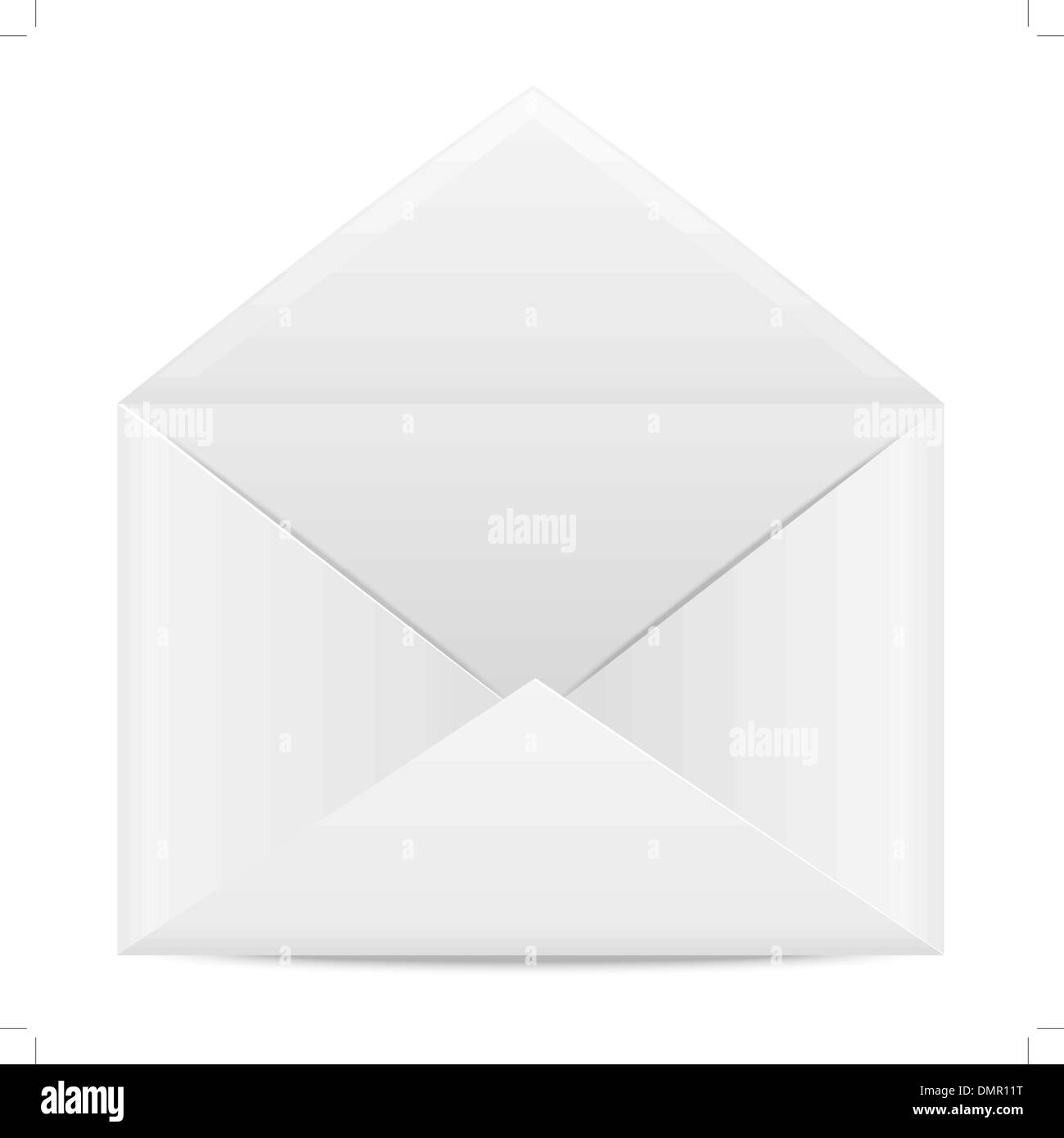 Letters illustration envelope Black and White Stock Photos & Images Alamy