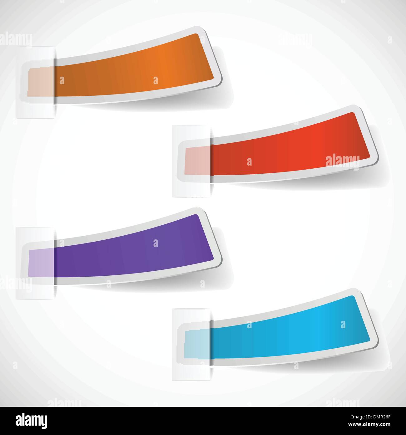 the abstract colored sticker set Stock Vector Image & Art - Alamy