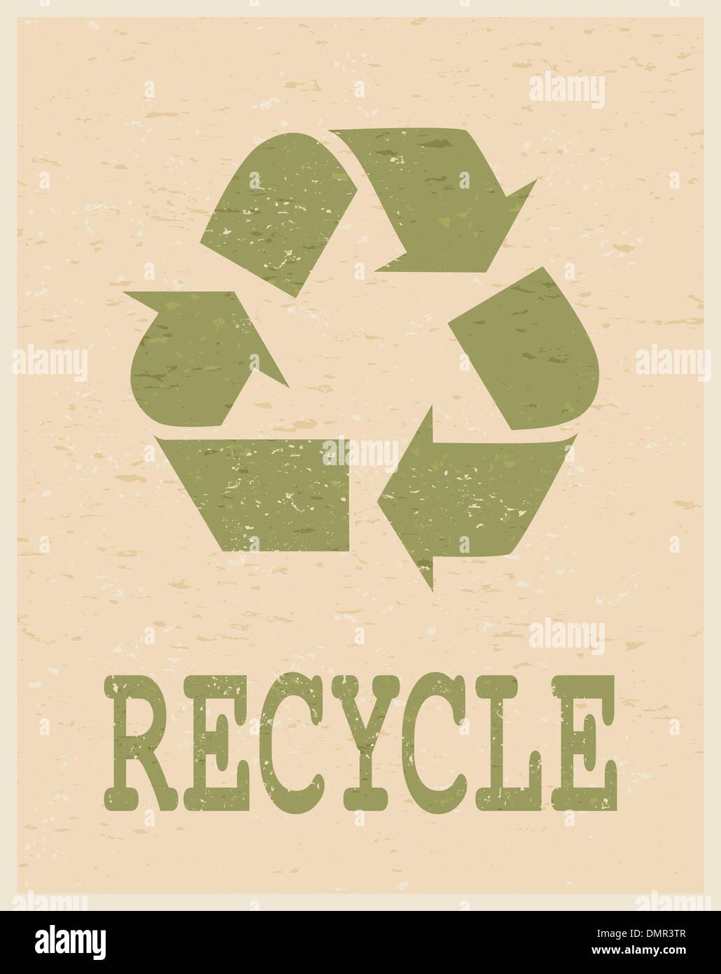Reuse reduce recycle poster design hi-res stock photography and images ...