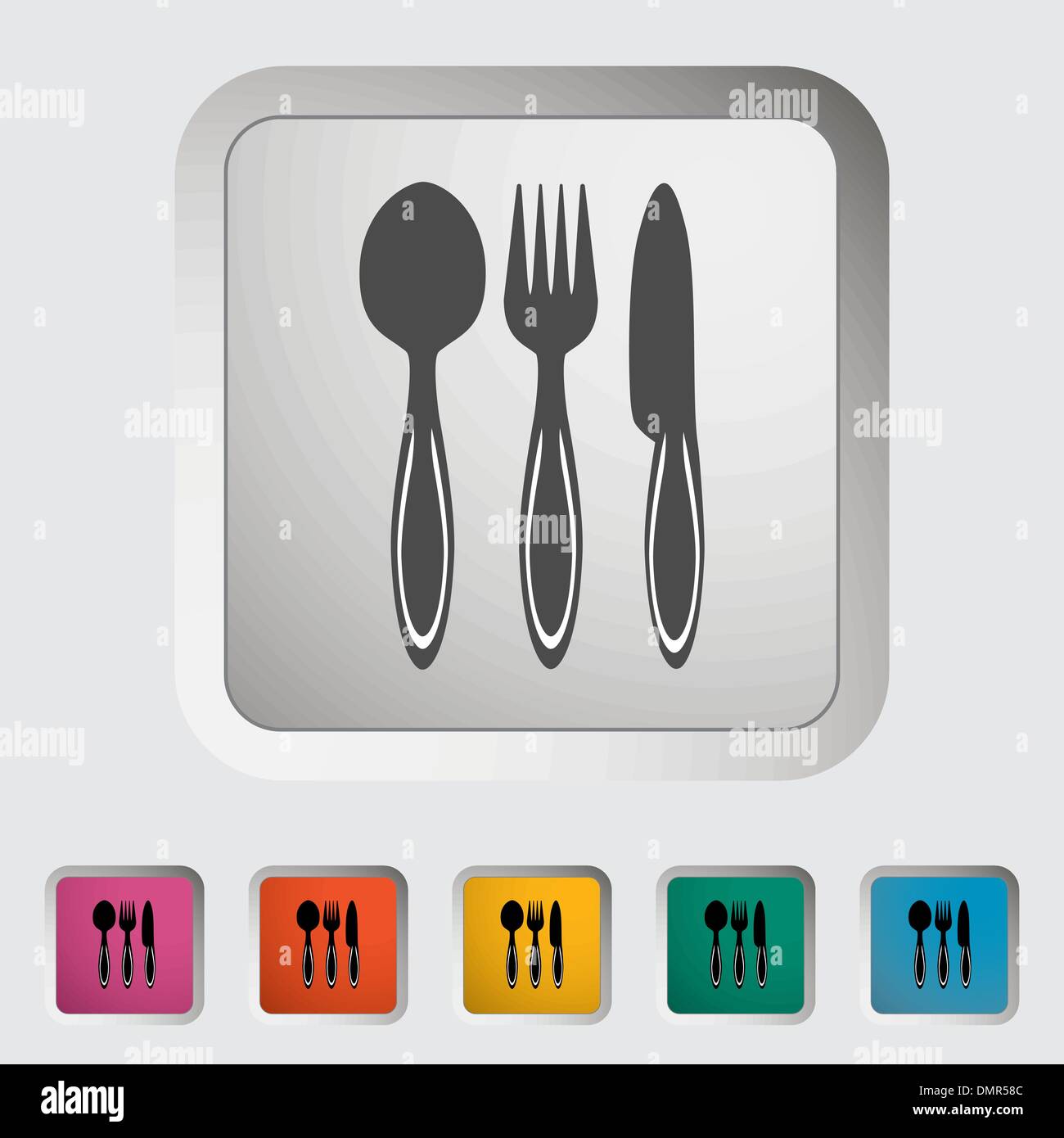 Spoon, fork, knife Stock Vector Image & Art Alamy