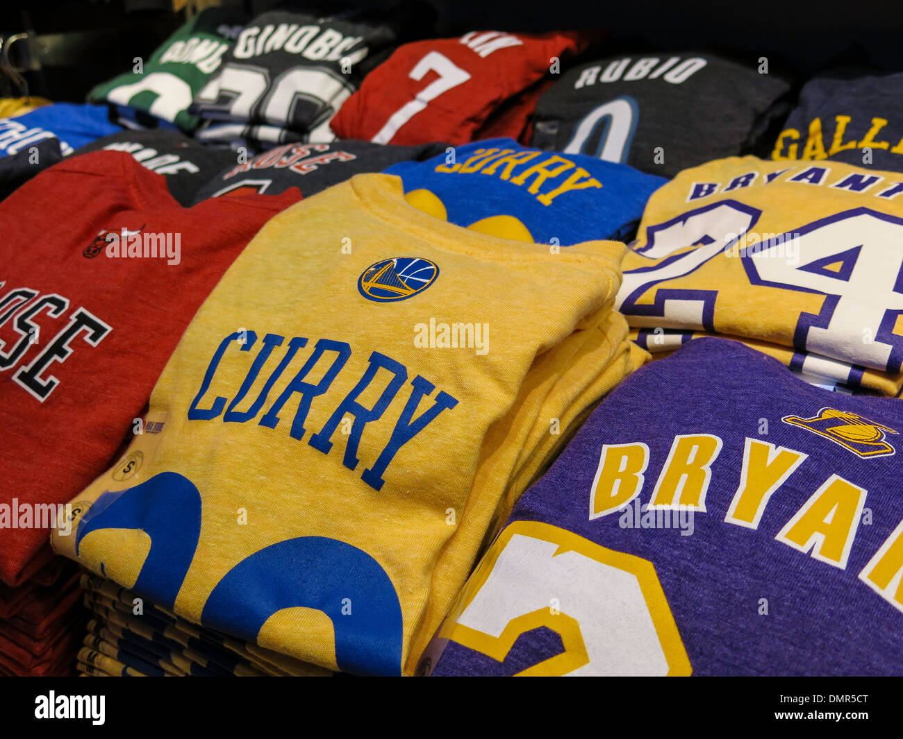 NBA Store Interior, Fifth Avenue, NYC Stock Photo - Alamy