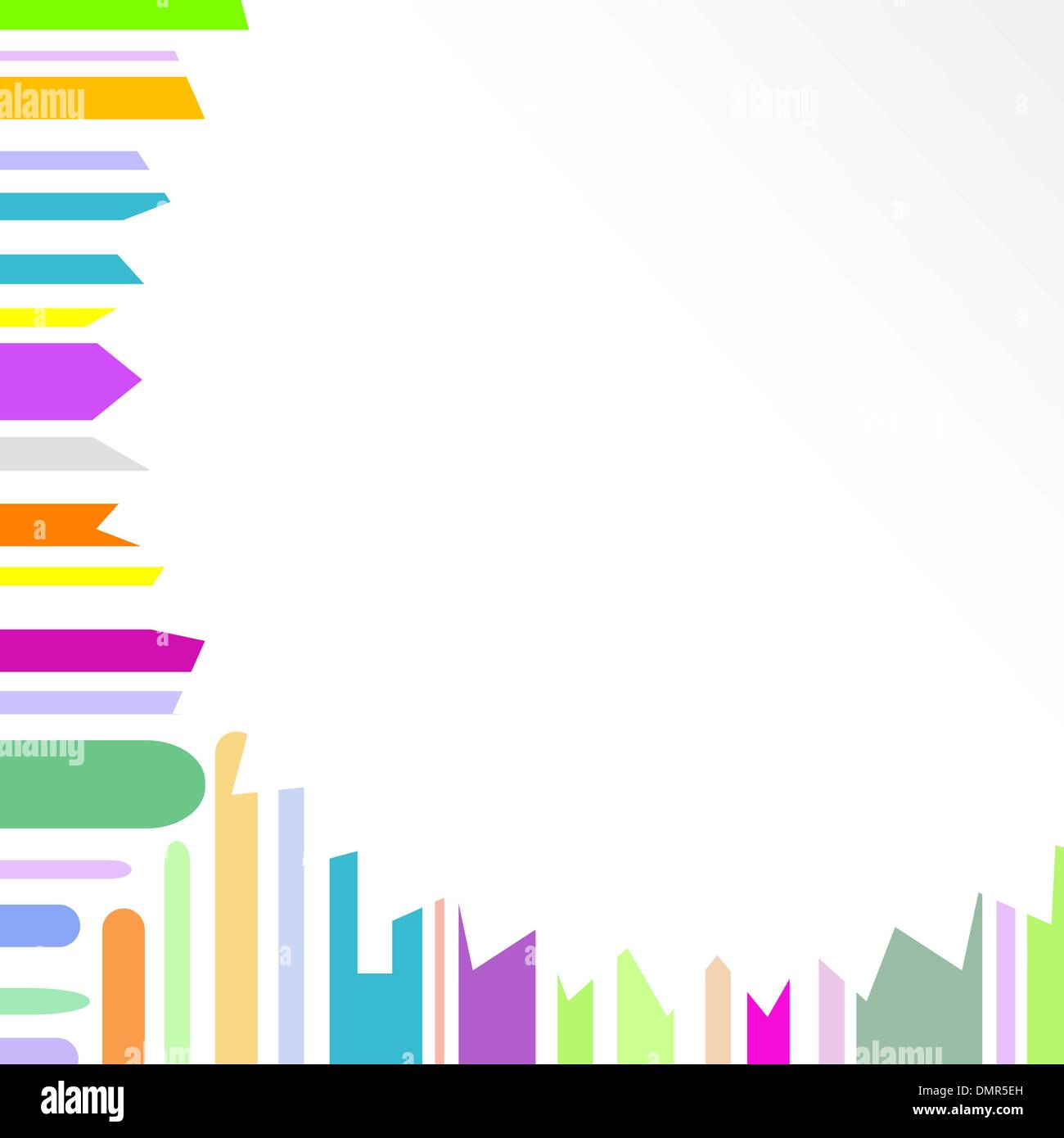 Urban designed background with stylized abstraction Stock Vector