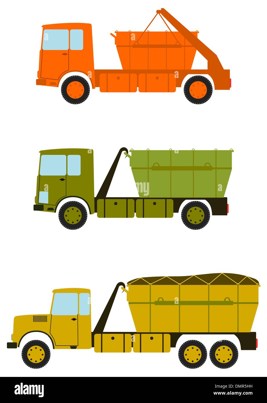 Construction truck. Stock Vector