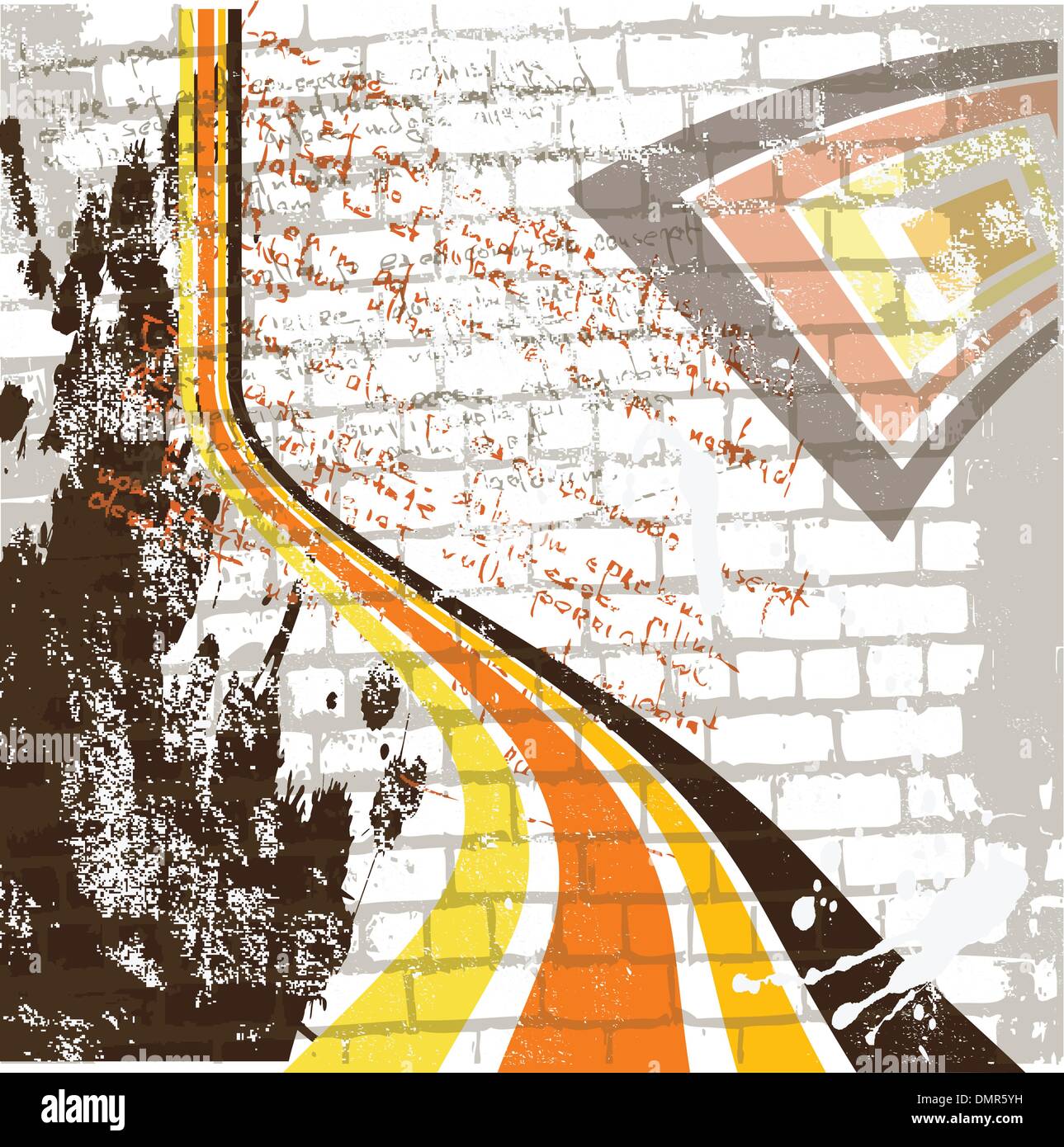 the vector abstract grunge wall background Stock Vector Image & Art - Alamy