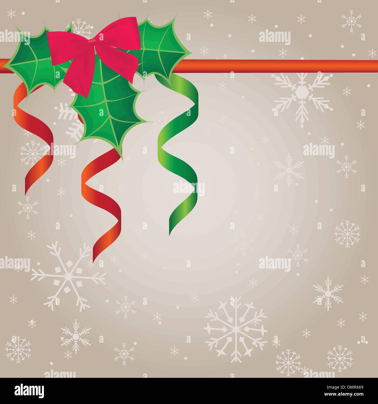 Holiday background with holly berries Stock Vector Image & Art - Alamy