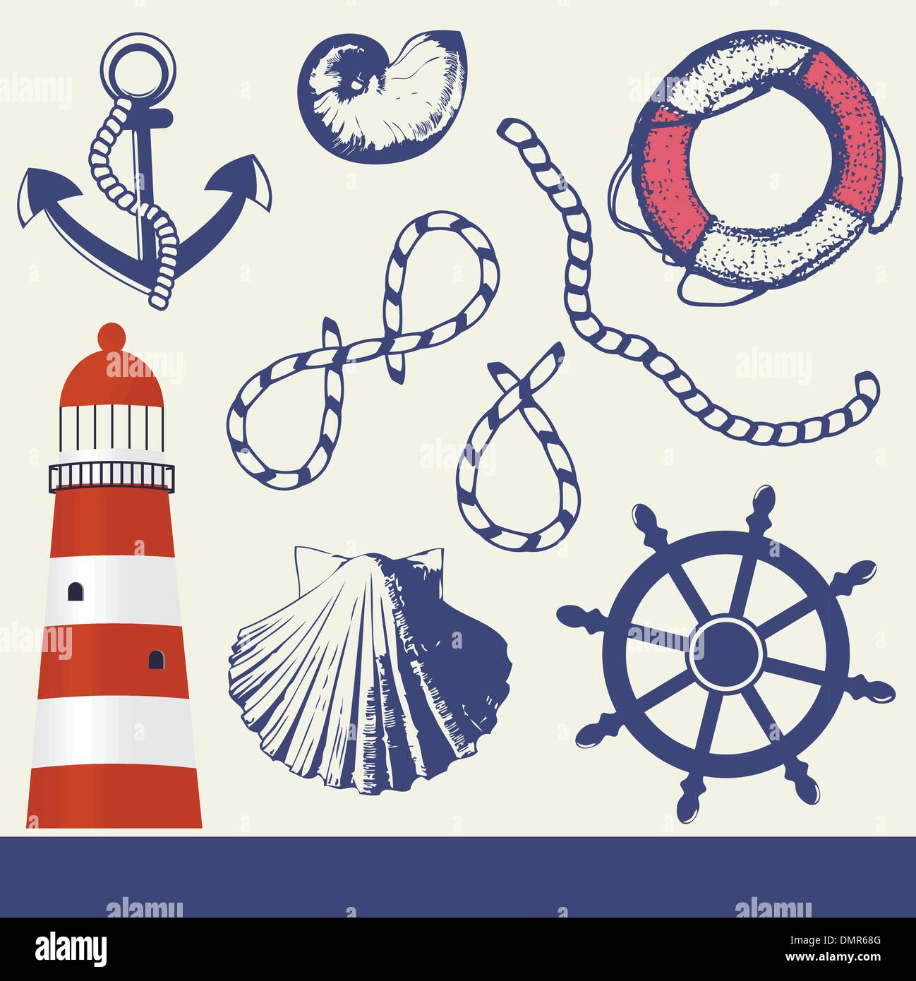 Naval elements Stock Vector Images - Alamy