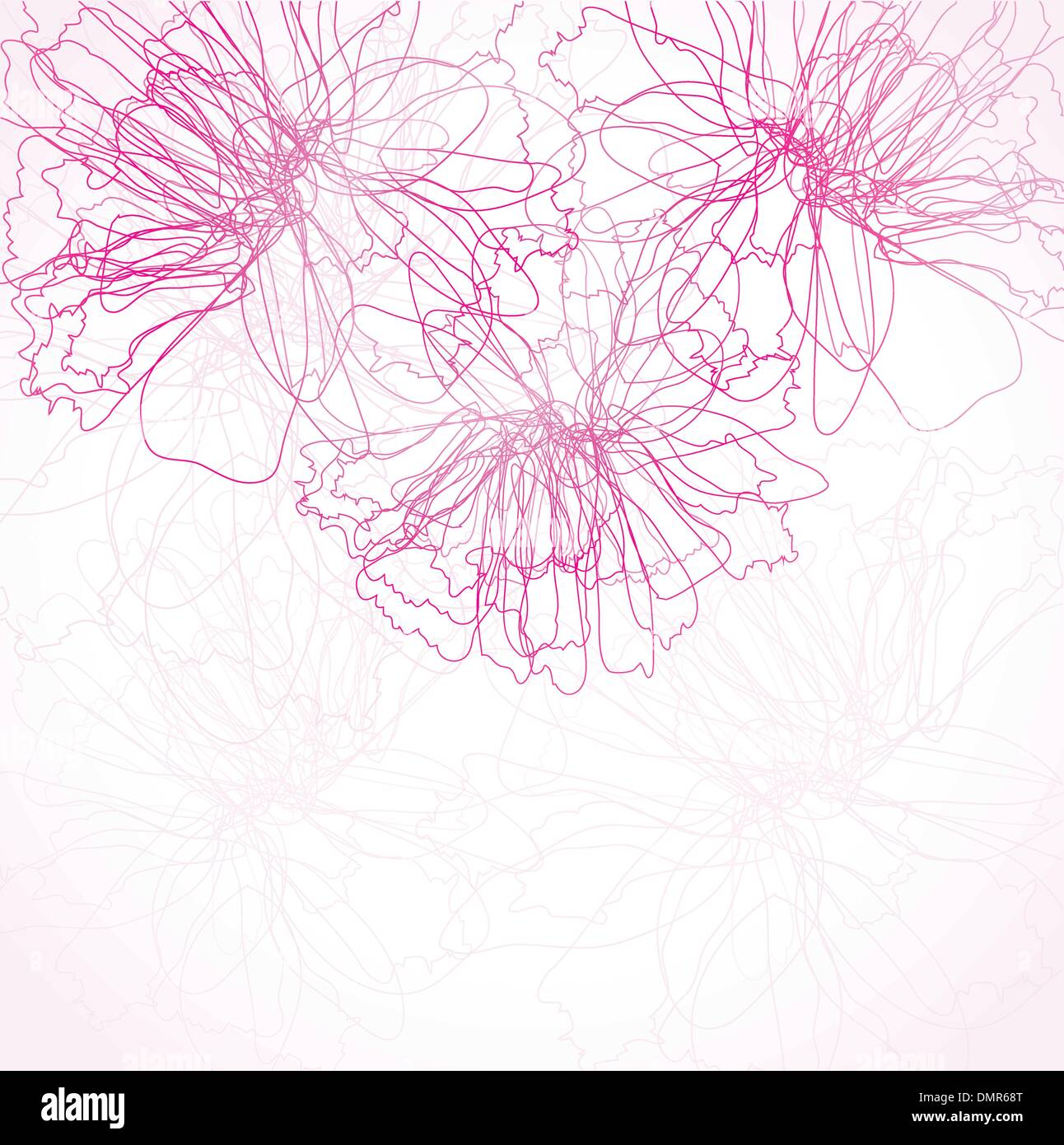 Elegant flower painting Stock Vector Images Alamy