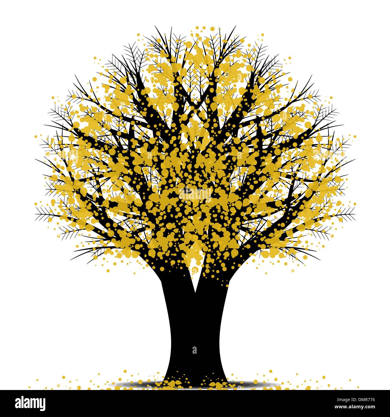 Yellow palm tree trunk Stock Vector Images - Alamy