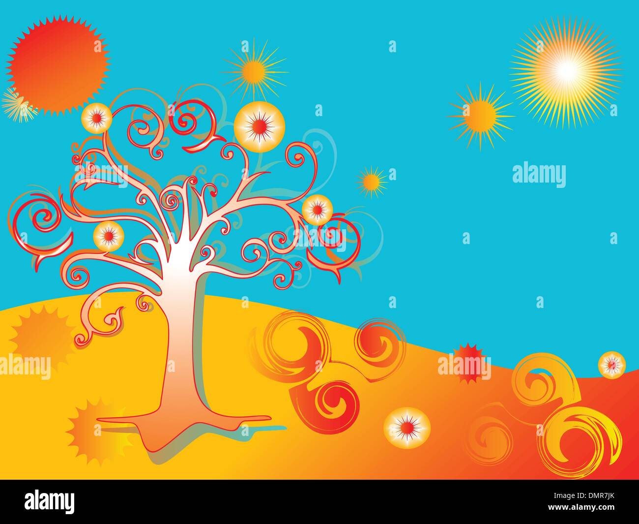 The tree of imagination Stock Vector Images - Alamy