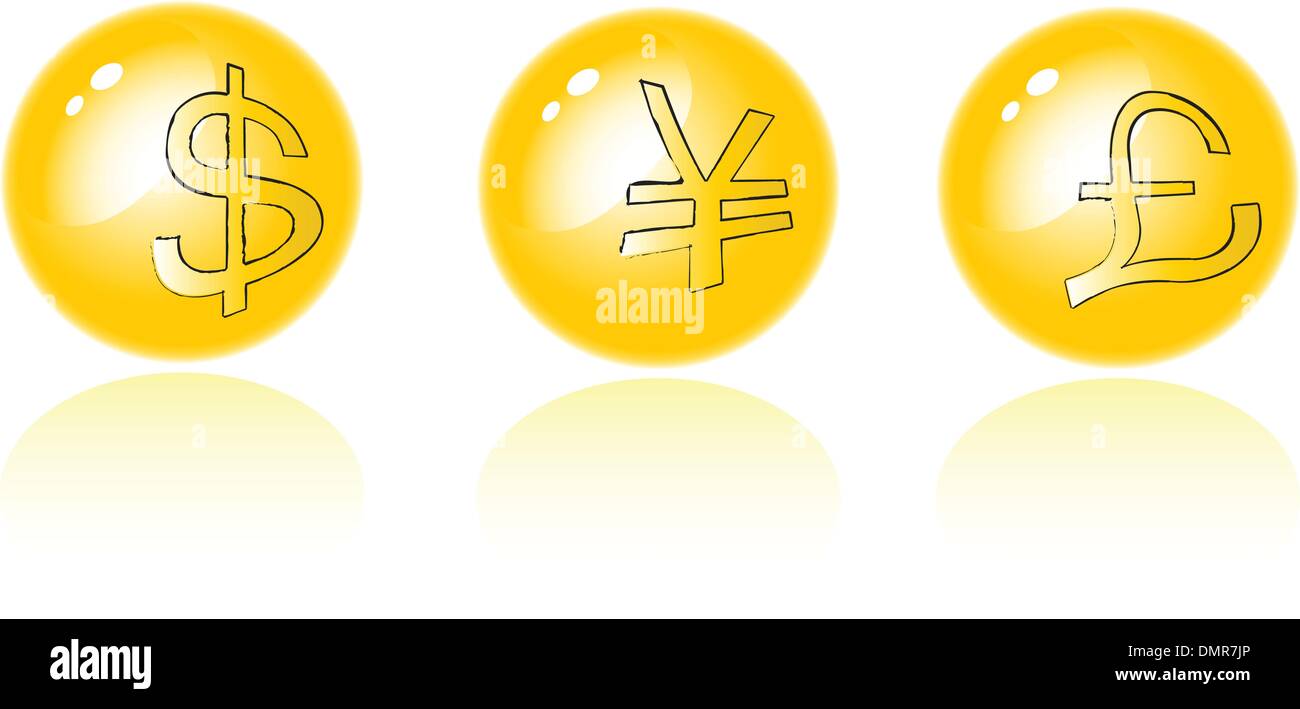 money symbol set Stock Vector Image & Art - Alamy