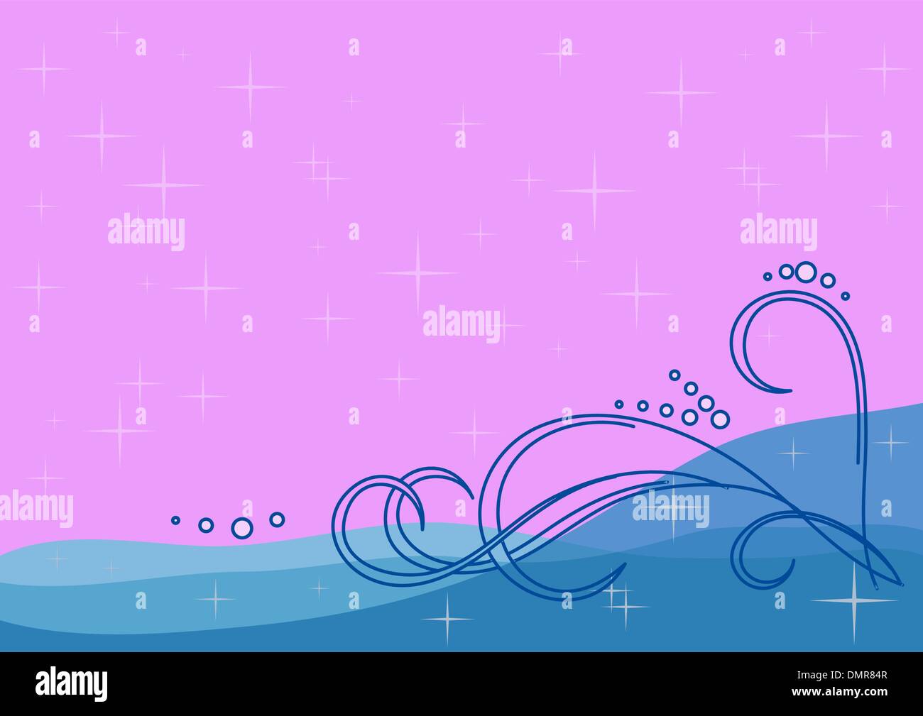 Background. Sea waves Stock Vector