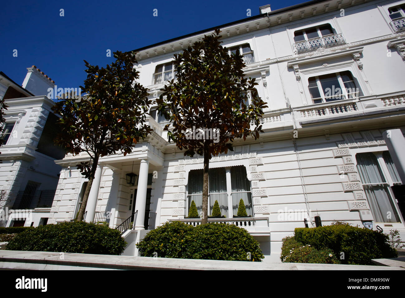 The Boltons Street in South Kensington Chelsea London Stock Photo