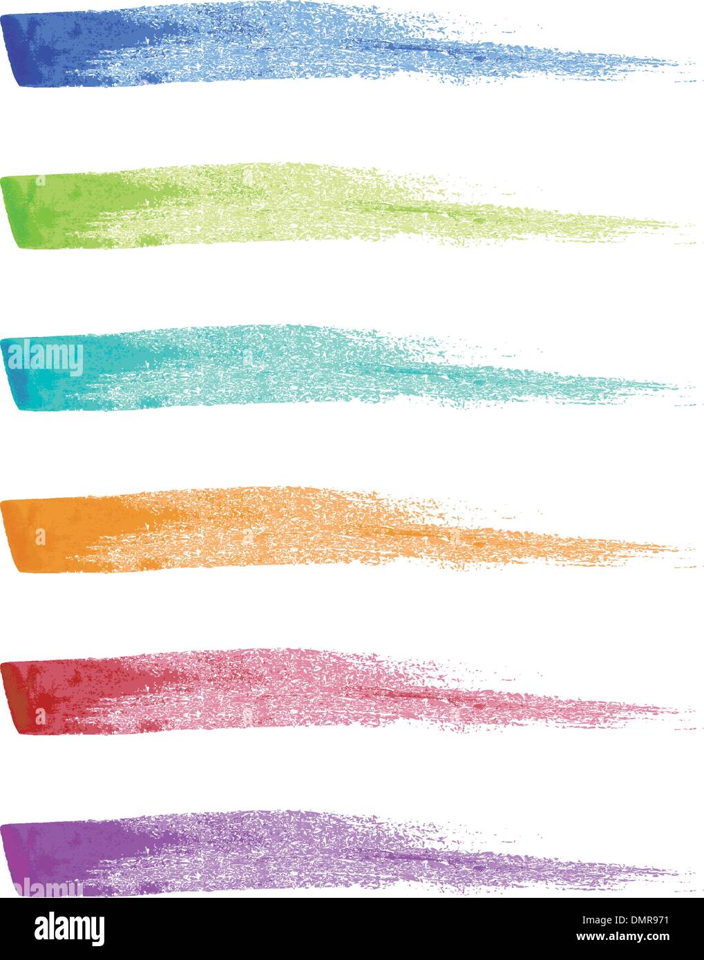 paint brush strokes, vector set Stock Vector Image & Art Alamy