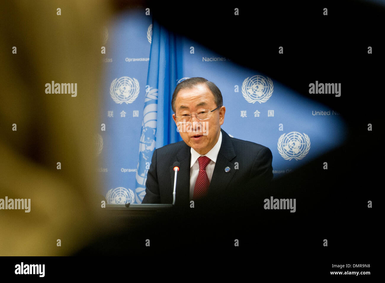 New York, USA. 16th Dec, 2013. United Nations Secretary-General Ban Ki ...
