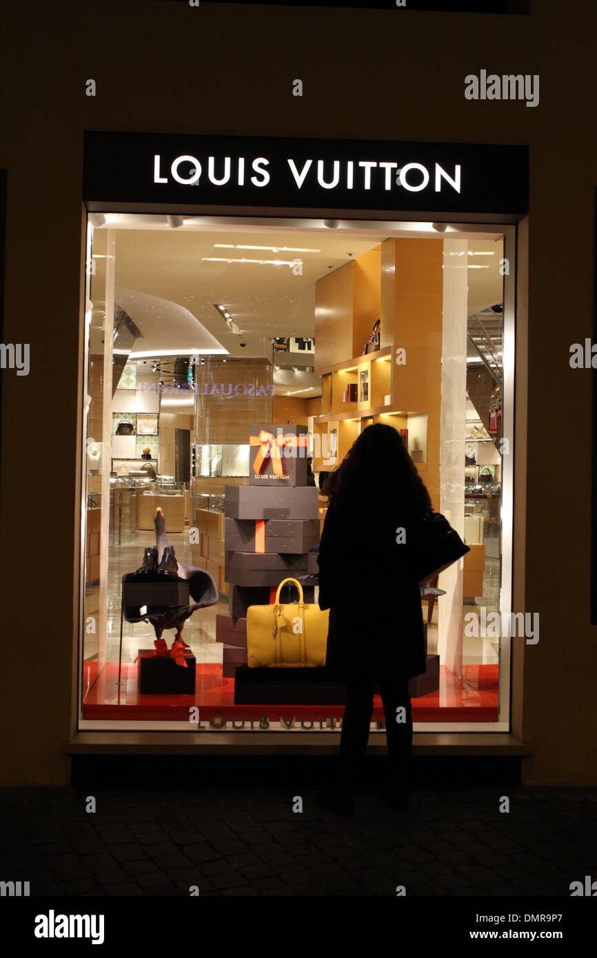 Louis Vuitton Gift Box Indian Couple Stock Photo 1375846346