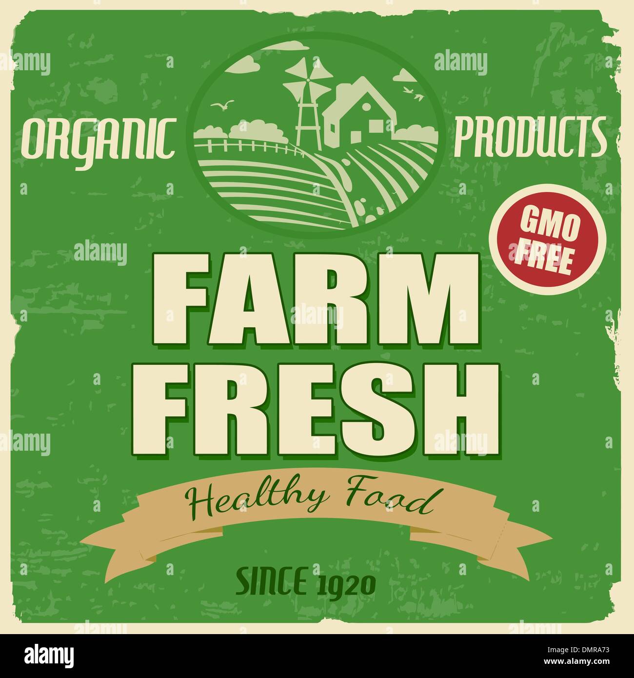 Farm Fresh Poster Stock Vector Image & Art - Alamy