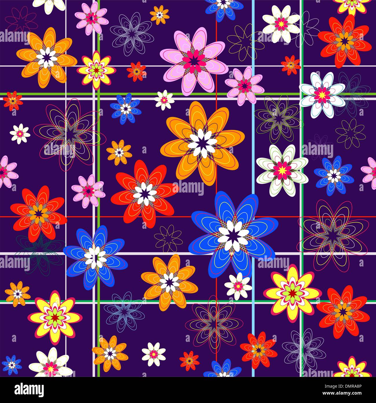 Floral seamless pattern Stock Vector