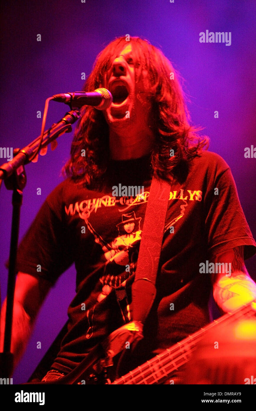 Anthony ''Useless'' Bleed of punk rock band Die Mannequin performs at