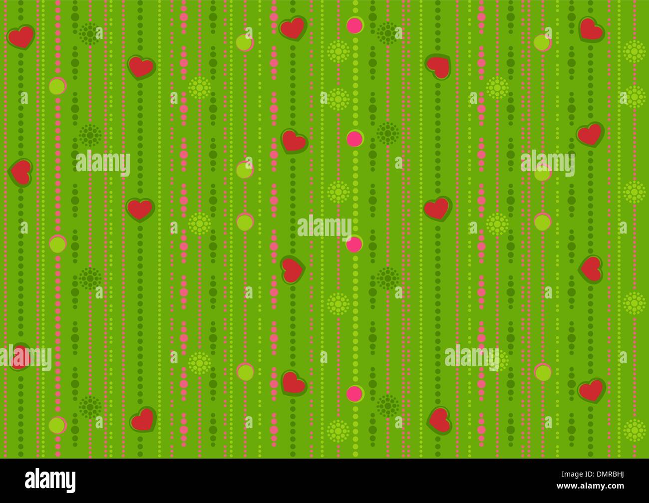 seamless pattern with the hearts Stock Vector Image & Art - Alamy