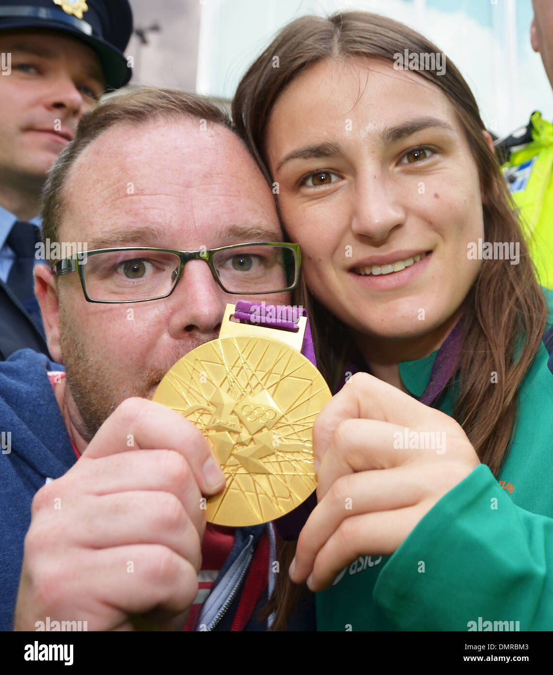 Katie Taylor Medal winners from Irish Olympic team arrive at Dublin