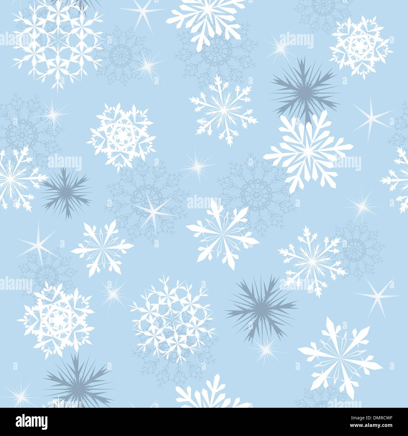 seamless snowflakes background Stock Vector Image & Art - Alamy