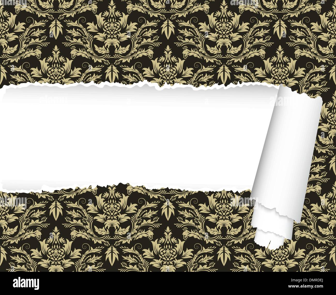 Damask seamless vector pattern Stock Vector