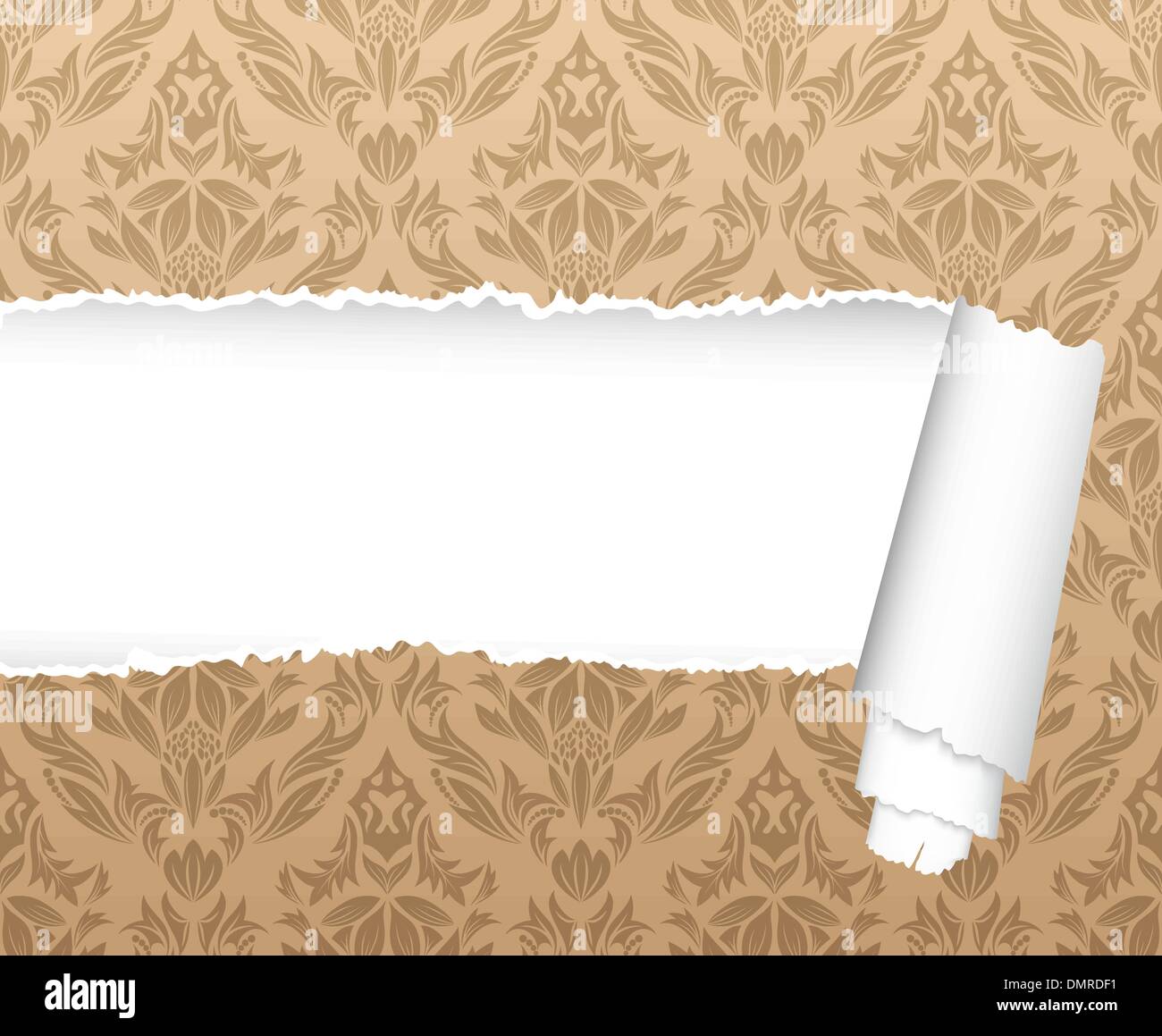Damask seamless vector pattern Stock Vector