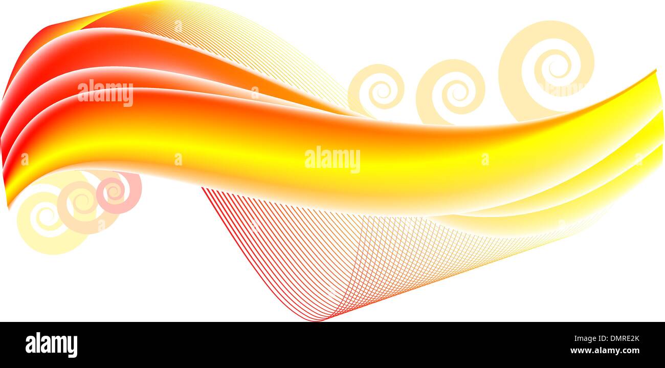 Abstract curves background Stock Vector