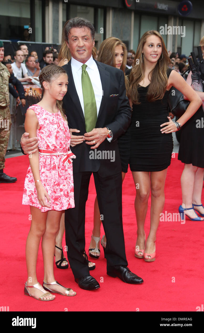 Sylvester Stallone's daughters: Sistine, Sophia and Scarlet in