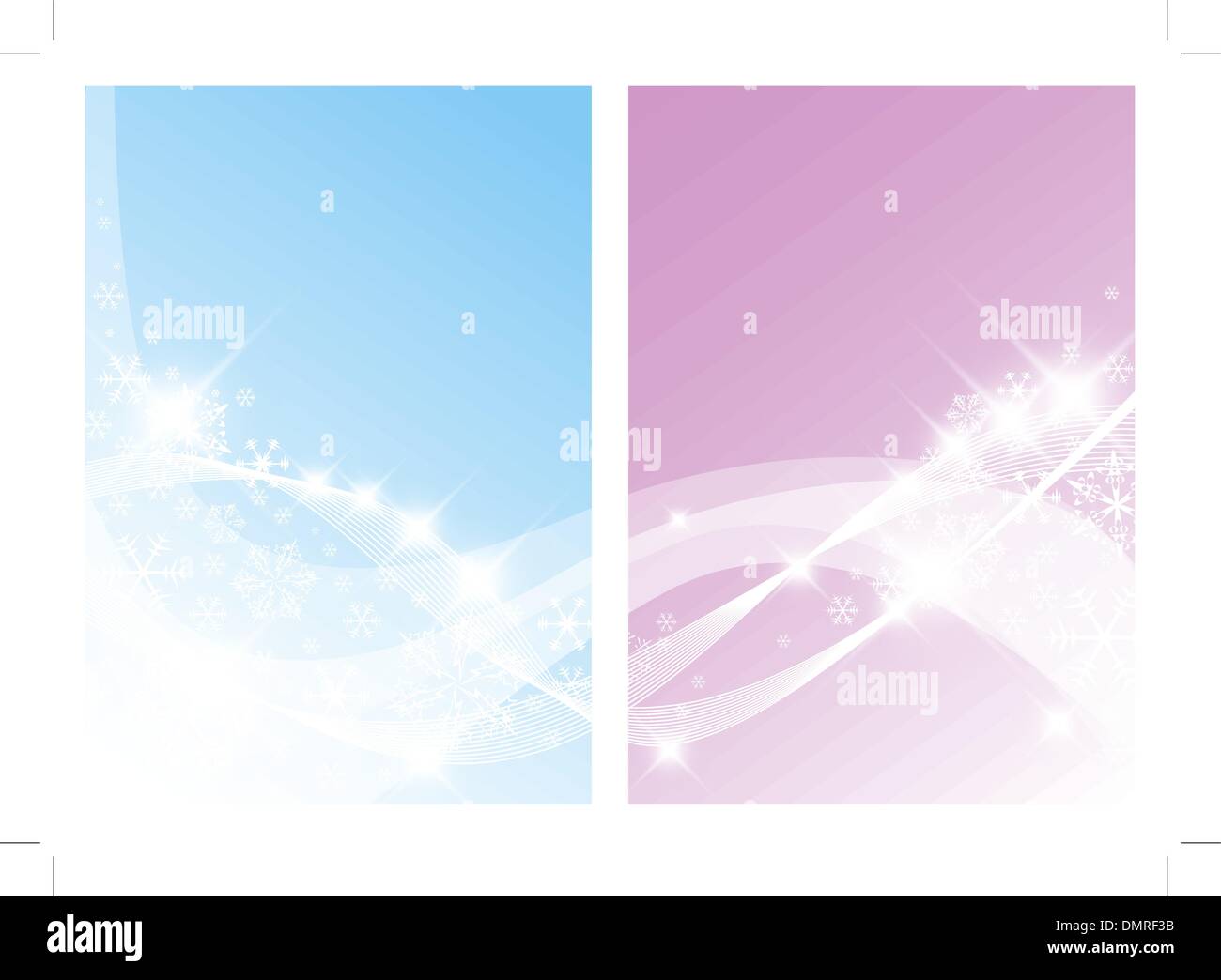 Christmas background with white snowflakes Stock Vector Image & Art - Alamy