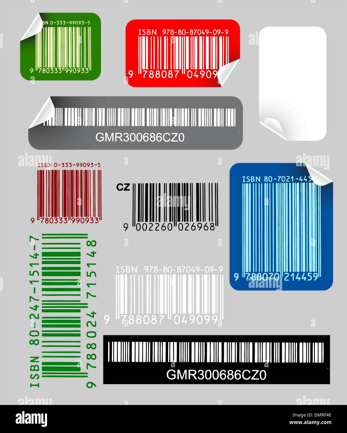 Set of color bar codes Stock Vector Image & Art Alamy
