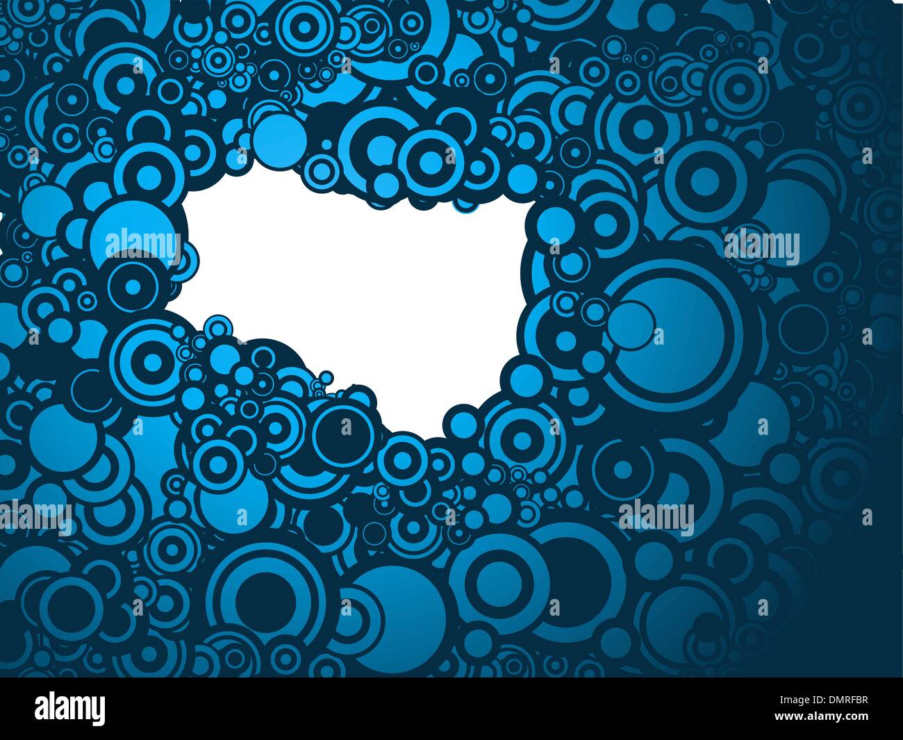 Background made from circles Stock Vector