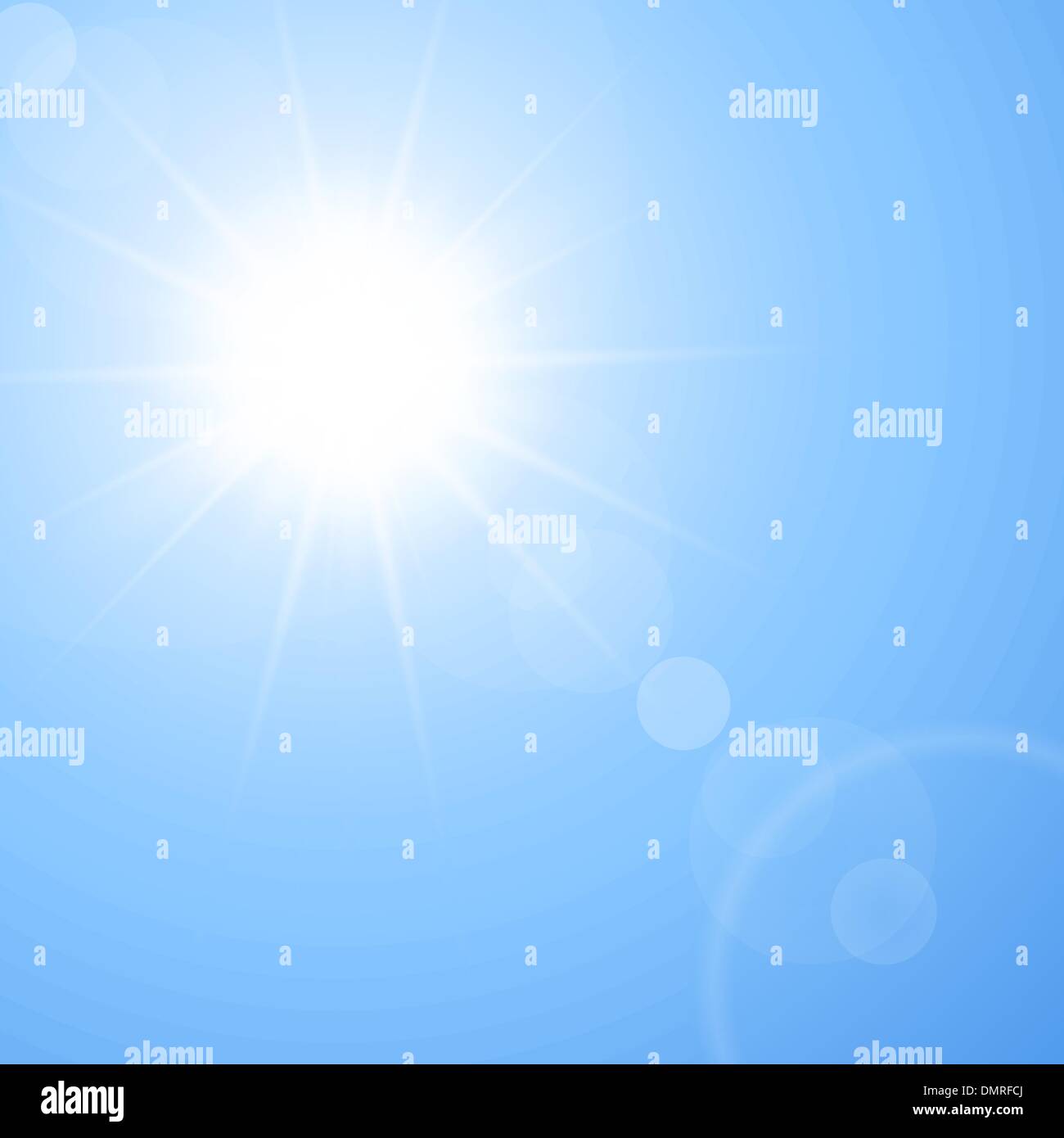 The hot summer sun - abstract vector background Stock Vector Image ...